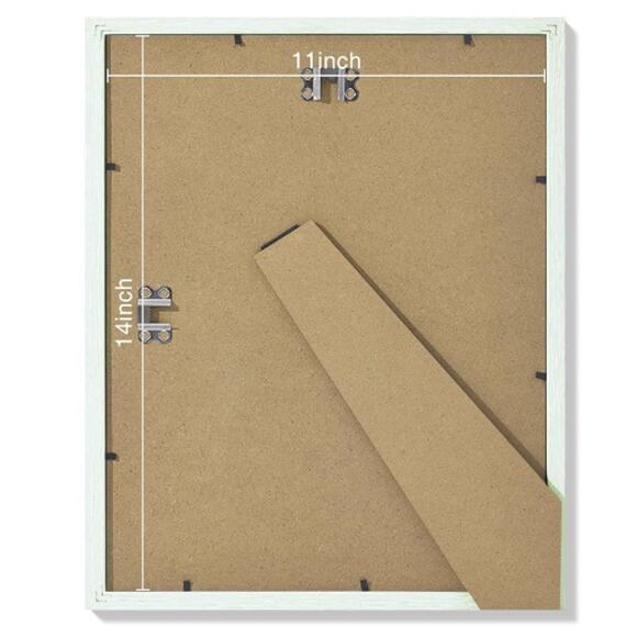 11x14 Picture Frames Set of 9, Shatter Resistant Plexiglass - Picture 5 of 6